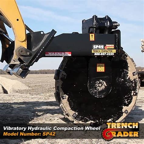 compaction wheel for skid steer|packer wheel for excavator.